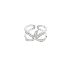 Pave Starfish Open Ring